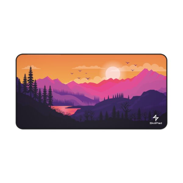 🌅 SkillPad Sunset – Tapis de Souris Gaming Épuré & Inspirant